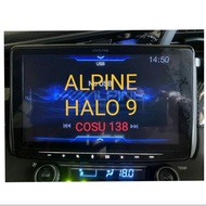 LAYAR Anti-Scratch Head Unit Nano Glass 9H Tempered Glass Screen Protector Alpine Halo9 High Quality