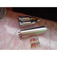 ONE PACKAGE OF 5ZIGEN EXHAUST AND STENLIS FUL RESONATOR