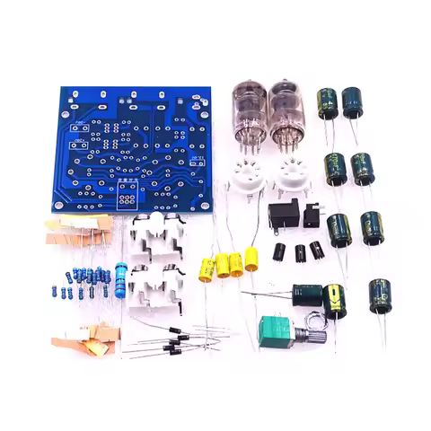 B02B-AC 12V 1A 6J1 Value Preamp Tube Preamp Amplifier Board PreAmplifier Headphone DIY Kits