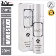 Havoc SILVER Deodorent Eau De Toielett Perfume HAVOC Perfume For Unisex Wanita Lelaki Perfume 80ml [