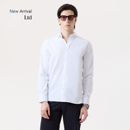 LTD เสื้อเชิ้ตแขนยาว ผู้ชาย สีออฟไวท์ | Long-sleeved Shirt | 00968