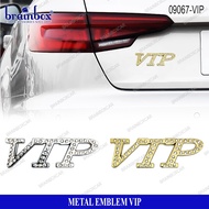 Iron Badge Logo VIP Metal Logo Car Body Patches