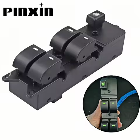 PinXin Front Left Electric Power Master Window Control Switch MR587942 for Mitsubishi Lancer 08-09 L