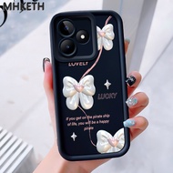 MHKEID Case For Realme C53 C51 C51s Narzo N53 Note 50 New Silicone Bowknot Phone Drop Protection