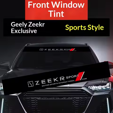 Car Windshield Sticker Front Window Decorative Decal For ZEEKR 001 7x 007 GT zeekr 009 9x Sunshade a