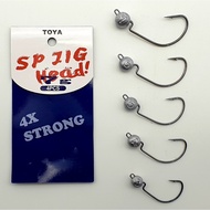 TOYA SP JIG HEAD 4X STRONG # MATA KAIL SOFT PLASTIC # VMC STARLIT