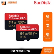 SanDisk Extreme Pro 64GB/512GB MicroSDXC UHS-I Memory Card