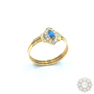 Serina Natural Gold Ring Rate 700/16K - Size (14)