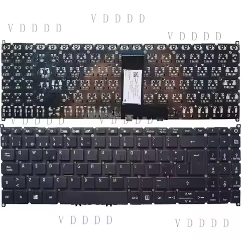 L... Laptop Latin/Spanish keyboard FOR ACER Aspire 7 EX215-51 N19C1 N19H