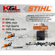 ORIGINAL STIHL RANTAI SAW CHAIN MATA POTONG [404 Pitch] MS361 MS381 MS382 MS462 MS661 070  MS881 20'