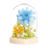 Compatible with Lego micro bricks, used for making artificial flowers, potted plants, children's ass