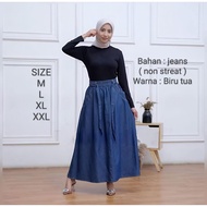 MAYUNG JEANS SKIRT/ JUMBO JEANS SKIRT/ WOMEN'S JEANS SKIRT/ LATEST JEANS SKIRT/ PLAIN JEANS SKIRT/ J