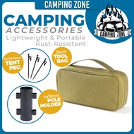 Camping Accessories Camping Peg Spike Khemah Steel 20/30cm Tent Nail Stake Peg Tarp Flysheet Sand Pe