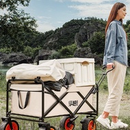 Outdoor trolley Wagon Beach camping trolley foldable trolleys cart Shopping Camping Cart tool Carts 