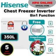 HISENSE 8 IN 1 350L LED CHEST FREEZER FC428D4BWY【HPH】