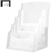 A5 Acrylic Brochure Display Stand Rack Flyer Holder Magazine Organizer