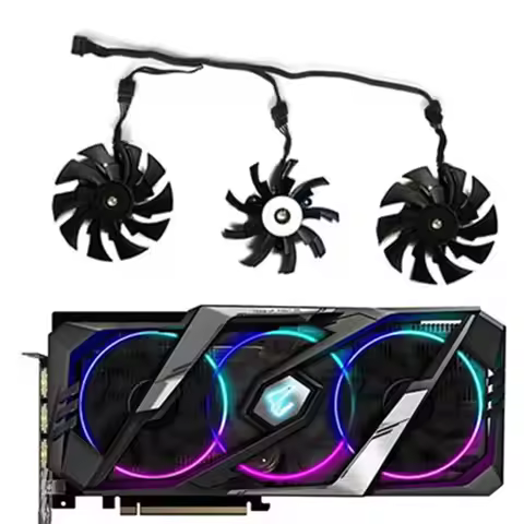 New 95mm PLD10015B12H Cooling Fan Replacement for GIGABYTE Aorus Geforce RTX 2060 2070 2080 Ti Super