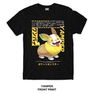 Yamper POKÉMON Series T-Shirt (Singapore 3-5 Days Delivery) Front And Back Print Crafter Tee 8Fa8