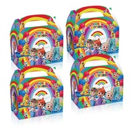 Cocomelon Birthday Party Paper Goodie Bag Box Decoration Accessories