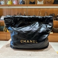 Chanel 22 bag /黑金小號