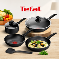 Tefal Quickchef 7pcs Set Moringa Green B957S7 Cookware Set Pans Kuali Periuk Fry Cook (FP20/24 SCP18
