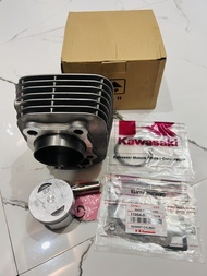 CYLINDER BLOCK SET KAWASAKI BARAKO BC175 THAILAND GENUINE PARTS 951111082