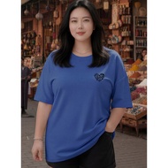 2S257 XL-5XL Tshirt Woman T Shirt Baju Perempuan Style   Seluar Clothes Korean Style Plus Size Wanit