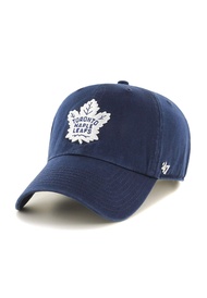 47 Brand Adjustable Cap - Clean UP Toronto Maple Leafs Navy, Blue, One Size