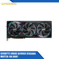 GIGABYTE AORUS GeForce RTX™ 5080 RTX 5080 RTX5080 MASTER 16G DDR7 GAMING GRAPHIC CARD