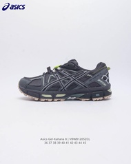เอสิคส์ asics gelkahana 8 trail running shoes for men and women รองเท้าวิ่ง รองเท้าฟิตเนส รองเท้าเทรนนิ่ง รองเท้าบุริมสวย รองเท้าผ้าใบสีดำ