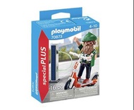 (袋裝 $39/盒裝 $45) Playmobil 70873 摩比 Man with Scooter 滑板車 摩比