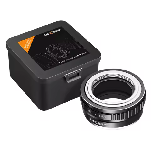 K&F Concept M42 to E Lens Adapter for M42 Screw Lens to Sony E NEX a5000 a6000 a6400 A7C A7C2 A1 A9 