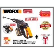 WORX WG630E 20V 4.0AH MAX LI-ION HYDROSHOT BRUSHLESS PORTABLE POWER CLEANER / WATERJET