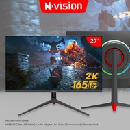 NVISION MONITOR QD27TNS 27 INCH MONITOR 75HZ GAMING MONITOR pc MONITOR IP24V1/GT24N10 MONITOR
