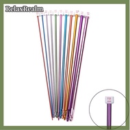RelaxRealm 11 chiếc kim Móc Nhiều Màu bằng nhôm Tunisia/afghan 10.6 inch 2- 8mm