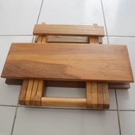 MEJA BELAJAR LIPAT MULTIFUNGSI MEJA KAYU ASLI KAYU JATI (**)