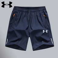 Under Armour_UA กางเกงกีฬาขาสั้นผู้ชายฤดูร้อนกางเกงชายหาดลำลองแห้งเร็วขนาดใหญ่ระบายอากาศดูดซับเหงื่อ