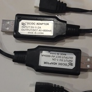 USB CHARGER FOR RECHARGEABLE BATTERY 3PIN RC CAR DRIFT TURBO 2.4GHZ SCALE 1:10 READY STOCK NEW ITEMO