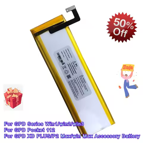 New Replacement Battery for GPD Series Win1/win2/win3 for GPD Pocket 1/2 for GPD XD PLUS/P2 Max/win 
