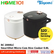 (PRE-ORDER) Toyomi SmartDiet Micro-com Rice Cooker 0.8L RC 2080LC