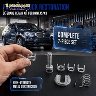 PINEAPH Door Lock Repair Kit, Silver 51217035421 Lock Repair Kit, Metal Door Lock Assembly for X5 E5