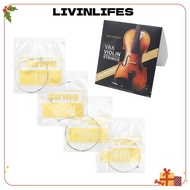 ILIVINLIFE Violin Strings Set, Stainless Steel Wire Mixed Colors Full Set Violin String, Professiona