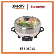 EuropAce ESB 3501S 5L Deluxe Steamboat with Grill