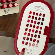 เซตสีเจลสีแดง Rouni 40 สี พร้อมชาร์ทโชว์และชั้นวางขวด