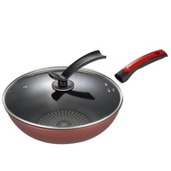 32 CM Black Diamond Wok Pan + Lid