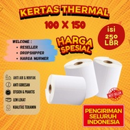 Thermal Paper 100x150mm 250 ROLL/A6 BARCODE STICKER LABEL