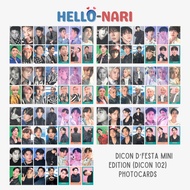 DICON DFESTA Mini Edition Official Photocards (BTS DICON 102) (Tingi)