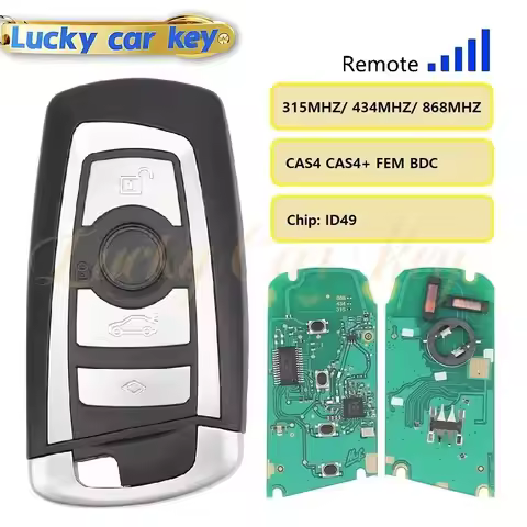 Lucky Car Key For BMW 3 5 7 Series X5 X6 F10 F18 F20 F30 F35 F40 Smart Remote Keyless CAS4 EWS5 FEM