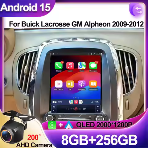 9.7"Car Android 15 Car Radio For Buick Lacrosse GM Alpheon 2009-2012 Multimedia Player 5G Wifi Navig