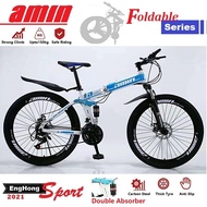 AMIN FOLDING Bike /AMIN Foldable Bike26inch mountain bike (Aluminium Rim) EngHong Foldable Bike